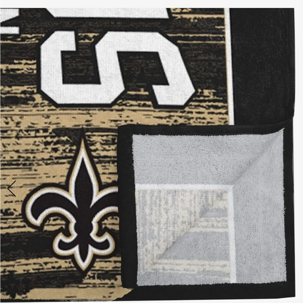 Foco New Orleans Saints NFL Big Logo Beach Towel 60x30 NWT New